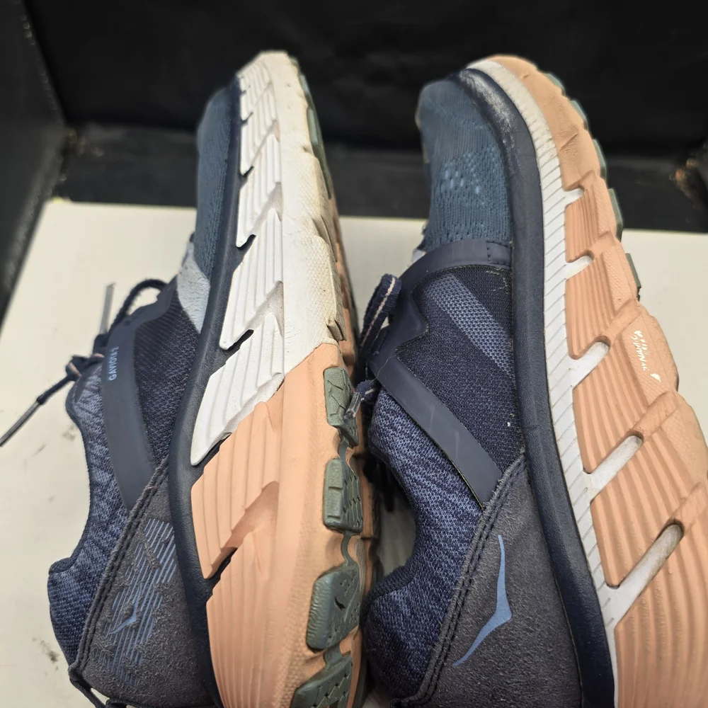Hoka Women's‎ Navy and Peach Athletic Shoes